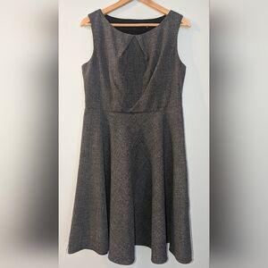 Beautiful A-Line Dress with Top Pleats